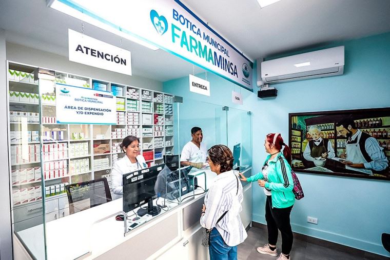 Área de farmacia (expedios de medicamentos)